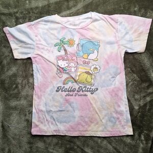 UsedbHello Kitty And Friends Kids Size Large 10/12 T Shirt Kawaii
